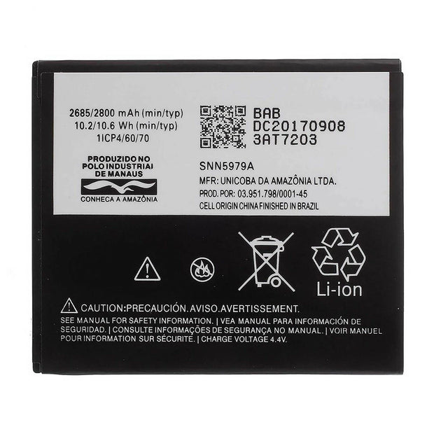 Batteria per MOTOROLA MOTO E3 | MOTO G4, PLAY MOTO | G5 GK40 da 2800mAh con KIT CACCIAVITI