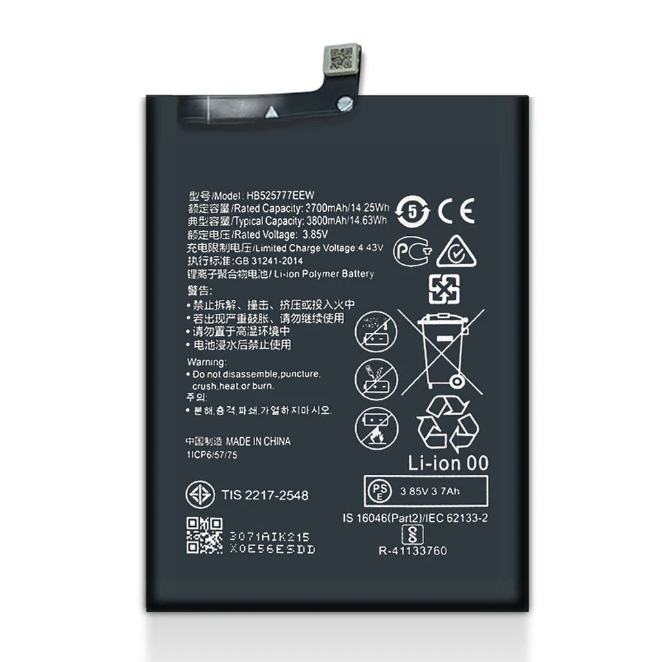 Batteria per Huawei P40 HB525777EEW 3800MAH con KIT CACCIAVITI