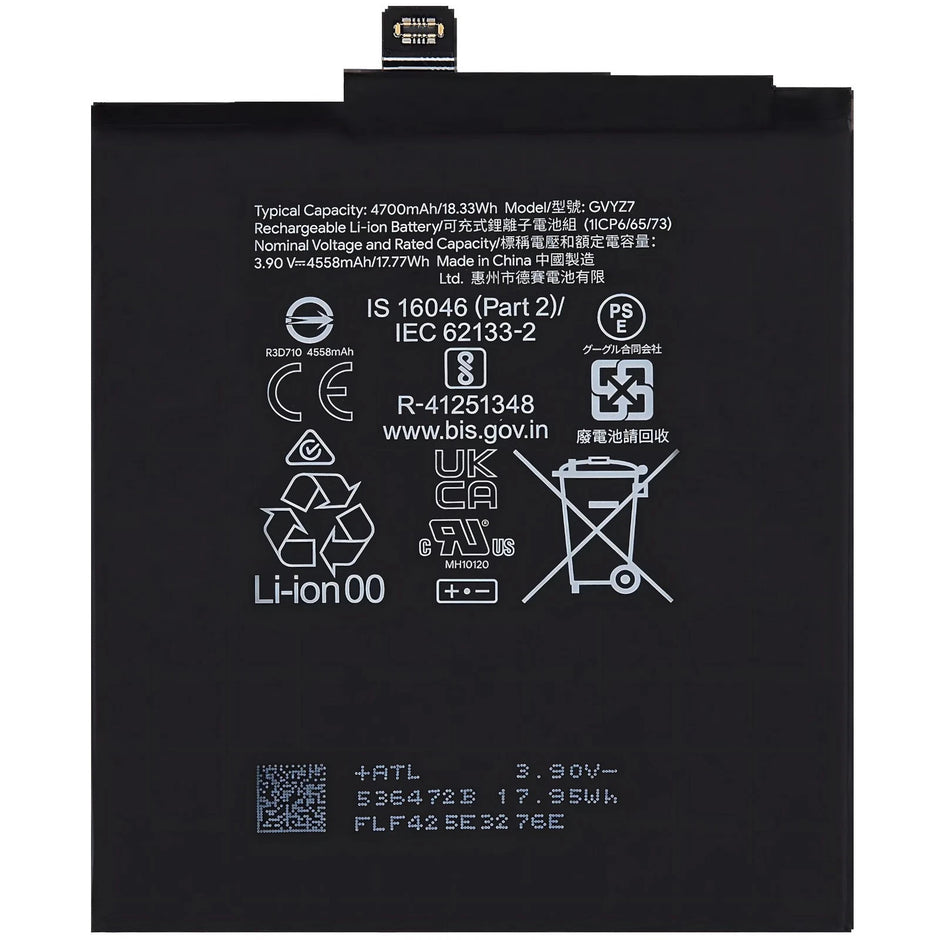 Batteria per GOOGLE Pixel 9 / 9 Pro GVYZ7 con KIT CACCIAVITI