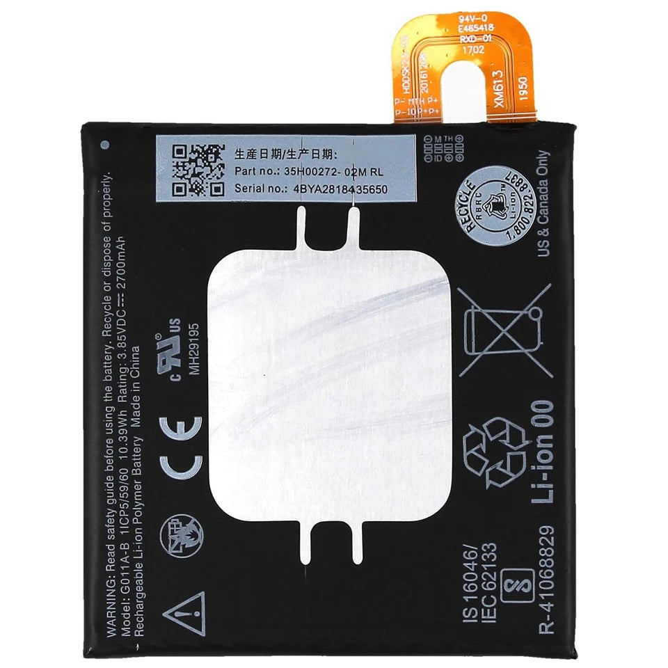 Batteria per HTC GOOGLE PIXEL 2 G011A-B da 2700MAH con KIT CACCIAVITI