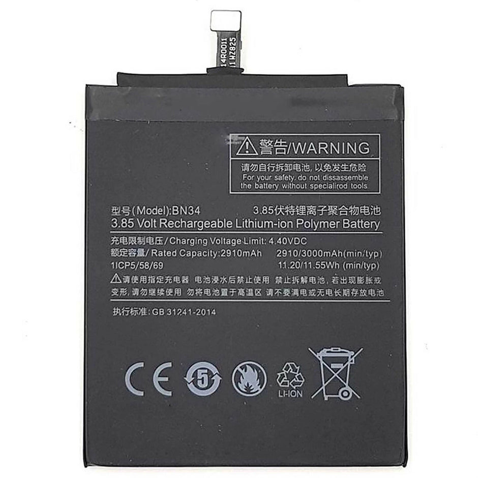 Batteria per XIAOMI REDMI 5A BN34 da 3000mAh con KIT CACCIAVITI