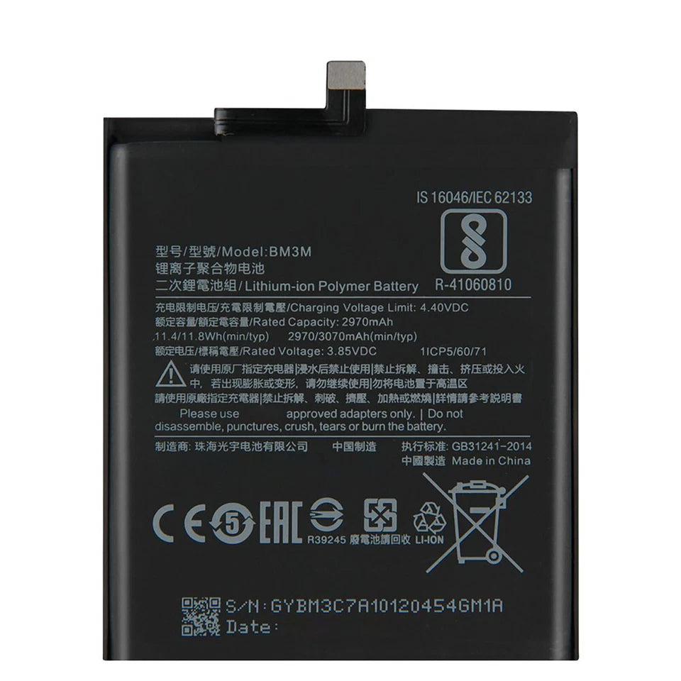 Batteria per XIAOMI BM3M MI 9 SE | REDMI MI9 SE da 3070MAH con KIT CACCIAVITI