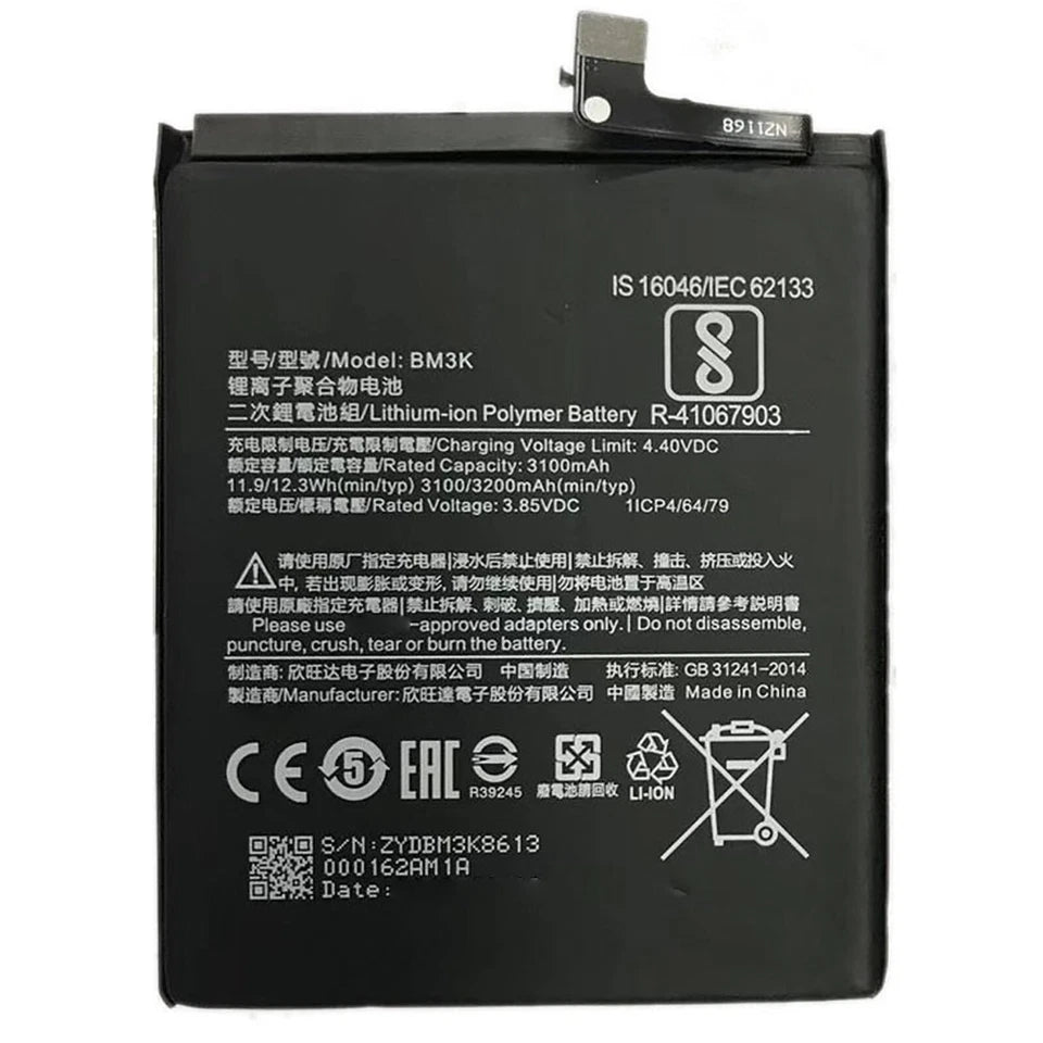 Batteria per XIAOMI MI MIX 3 BM3K REDMI da 3200MAH con KIT CACCIAVITI