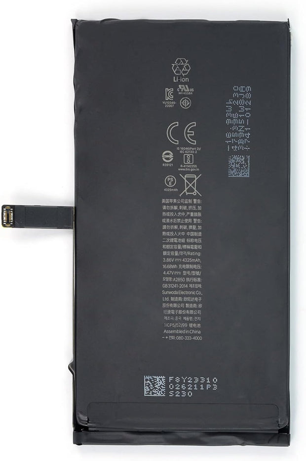 Batteria per Apple iPhone 14+ PLUS da 4325mAh con KIT CACCIAVITI