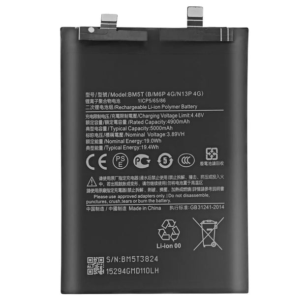 Batteria per XIAOMI 13T | 14T | NOTE 13 PRO | M6 PRO | X6 PRO | BM5T con KIT CACCIAVITI