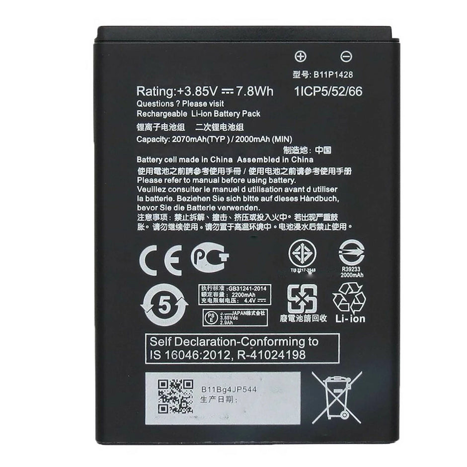 Batteria per ASUS ZENFONE GO 4.5 ZB450KL ZB452KG 2070MAH  con KIT CACCIAVITI