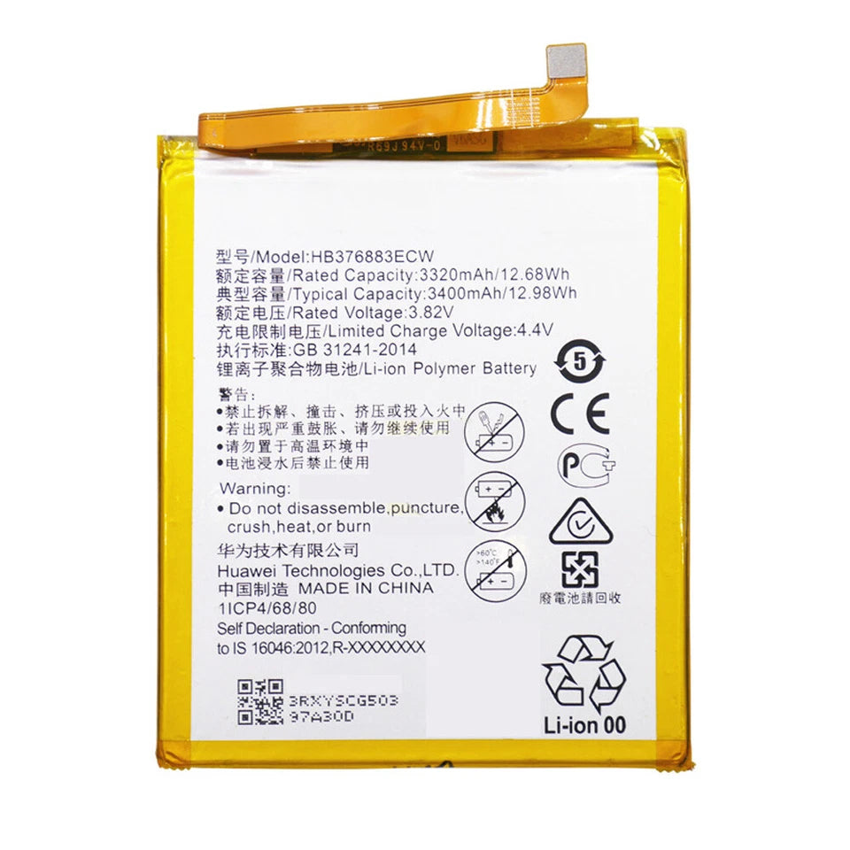 Batteria per Huawei P9 PLUS HB376883ECW 3400MAH con KIT CACCIAVITI