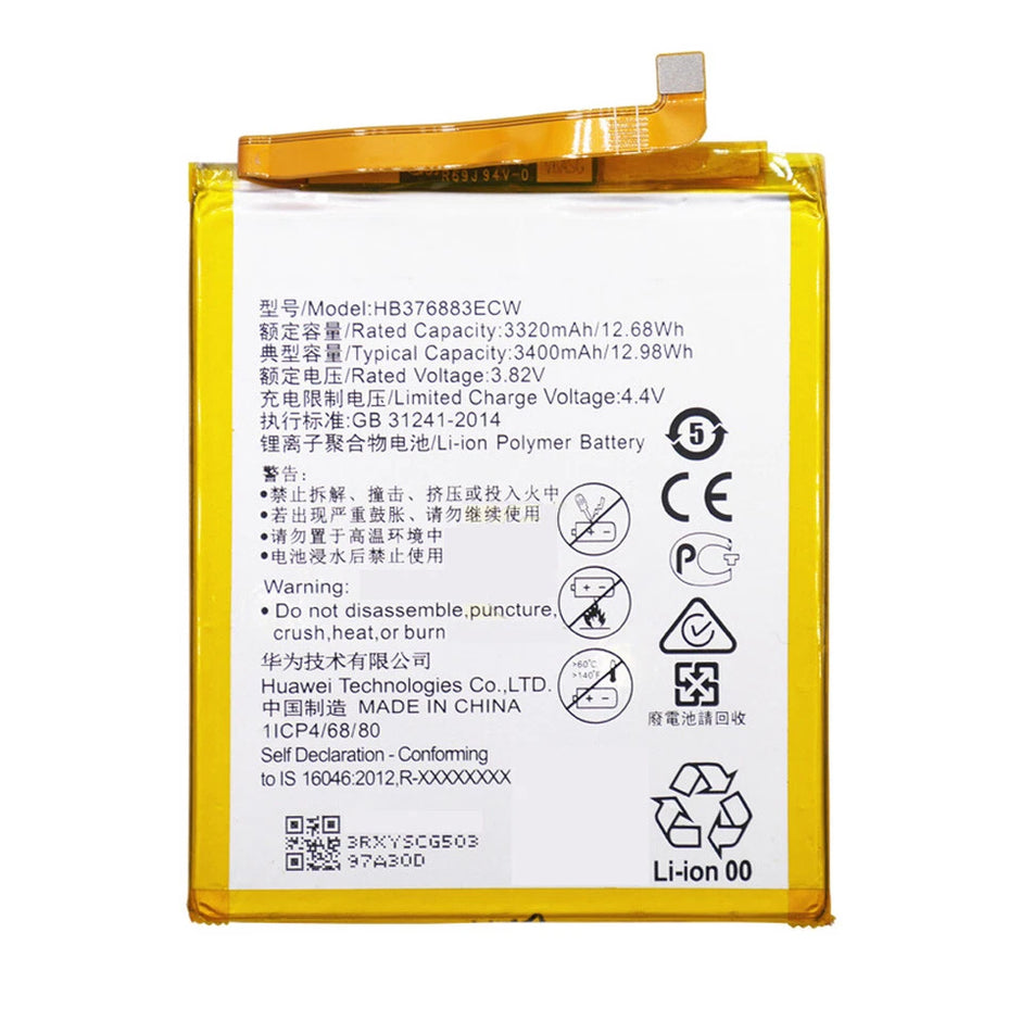 Batteria per Huawei P9 PLUS HB376883ECW 3400MAH con KIT CACCIAVITI