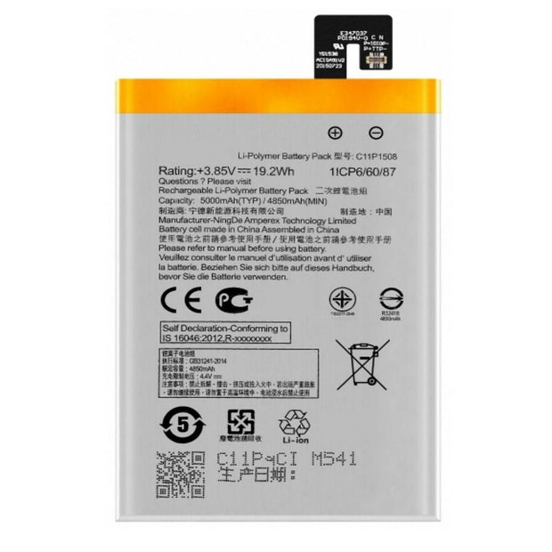 Batteria per ASUS ZENFONE MAX C11P1508 Z010DA 5000MAH con KIT CACCIAVITI