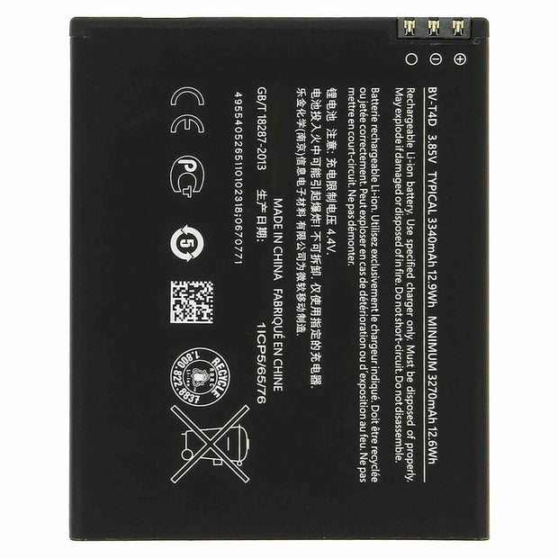 Batteria per NOKIA BV-T4D MICROSOFT LUMIA 950XL da 3340MAH con KIT CACCIAVITI
