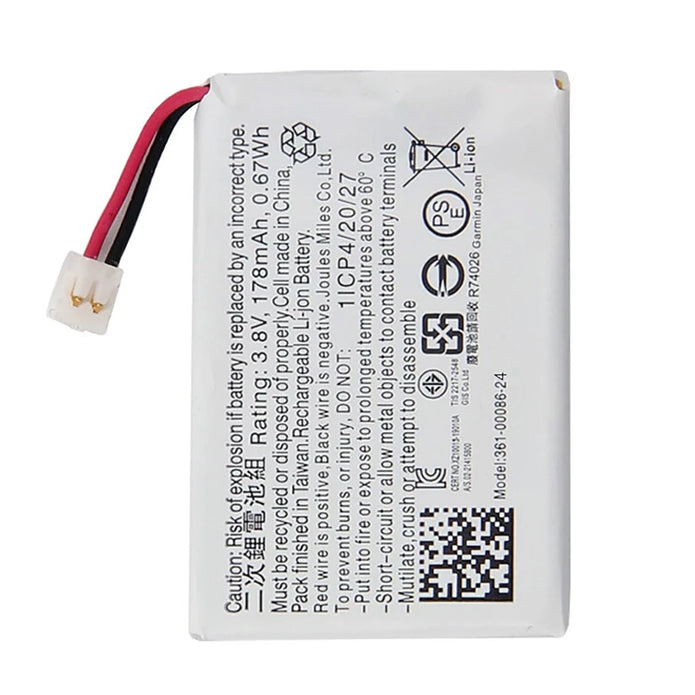 Batteria per Garmin Instinct Solar GPS | 361-00086-24 con KIT CACCIAVITI