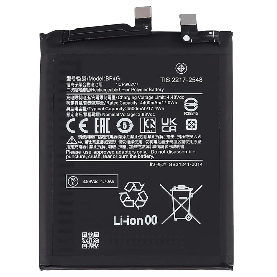 Batteria per XIAOMI 13 (5G) BP4G MI da 4500MAH con KIT CACCIAVITI
