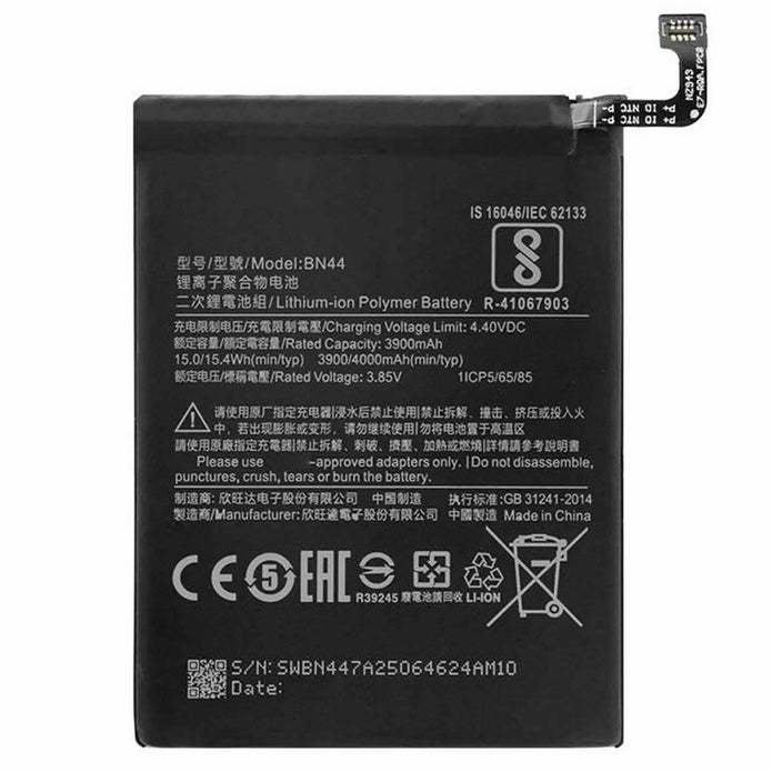 Batteria per XIAOMI REDMI NOTE 5 PLUS BN44 da 4000MAH  con KIT CACCIAVITI