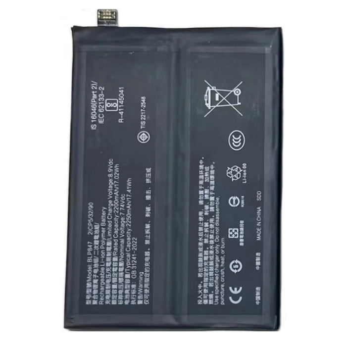 Batteria per OPPO REALME X7 PRO | BLP847 con KIT CACCIAVITI