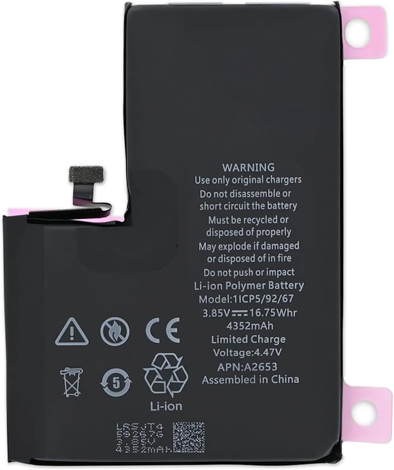 Batteria per Apple iPhone 13 PRO MAX da 4352mAh con KIT CACCIAVITI