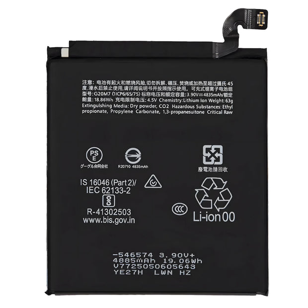 Batteria per GOOGLE Pixel 10 G20M7 da 4970mAh con KIT CACCIAVITI