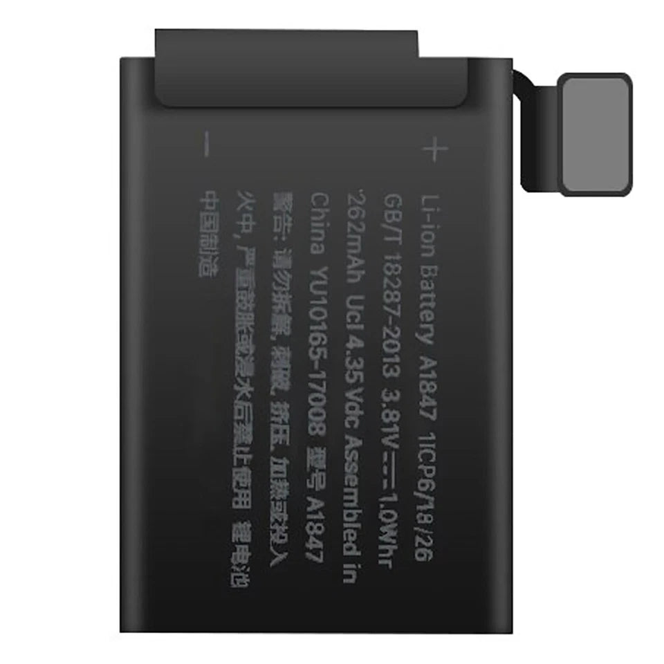 Batteria per Apple iWatch 3 Generazione 38mm (GPS, NO LTE) A1847 da 262mAh con KIT CACCIAVITI