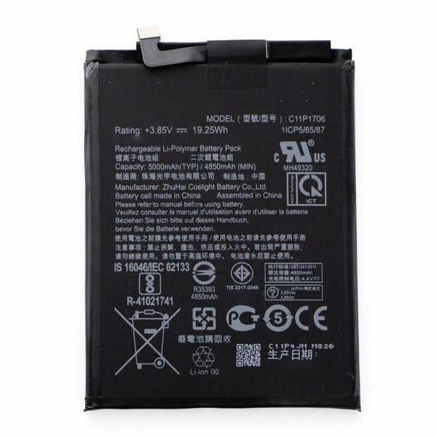 Batteria per ASUS ZENFONE MAX PRO M2 C11P1706 ZB631KL da 5000MAH con KIT CACCIAVITI
