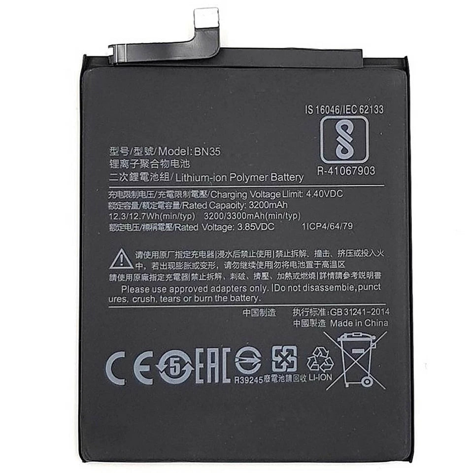 Batteria per XIAOMI REDMI 5 BN35 da 3300mAh con KIT CACCIAVITI