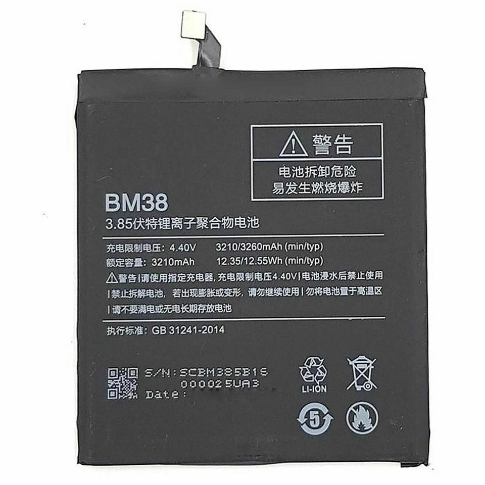 Batteria per XIAOMI REDMI MI 4S MI4S BM38 da 3210MAH con KIT CACCIAVITI
