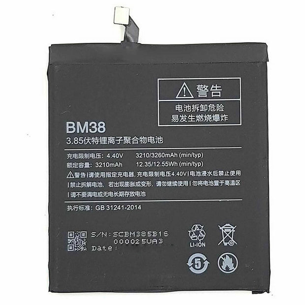 Batteria per XIAOMI REDMI MI 4S MI4S BM38 da 3210MAH con KIT CACCIAVITI