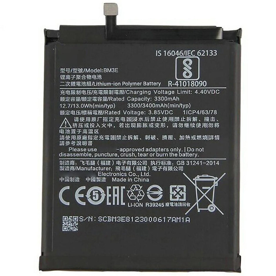 Batteria per XIAOMI MI 8 MI8 BM3E da 3400mAh con KIT CACCIAVITI