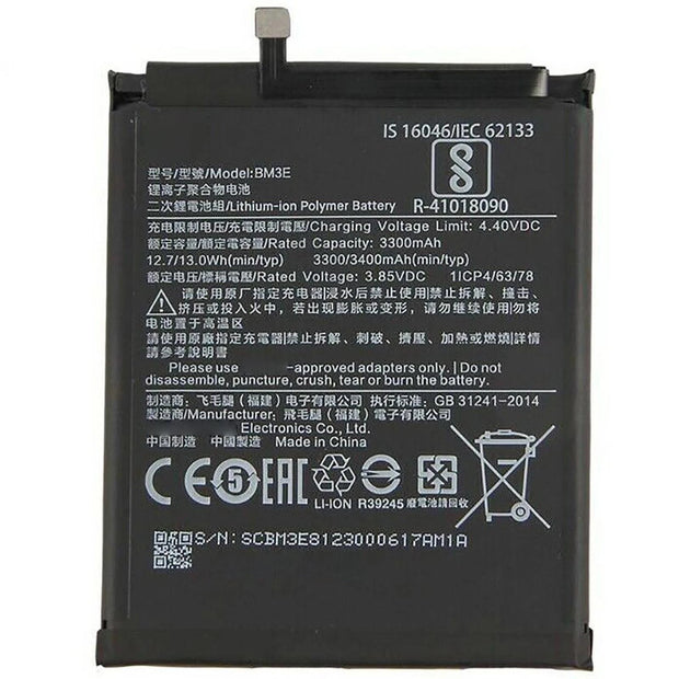 Batteria per XIAOMI MI 8 MI8 BM3E da 3400mAh con KIT CACCIAVITI