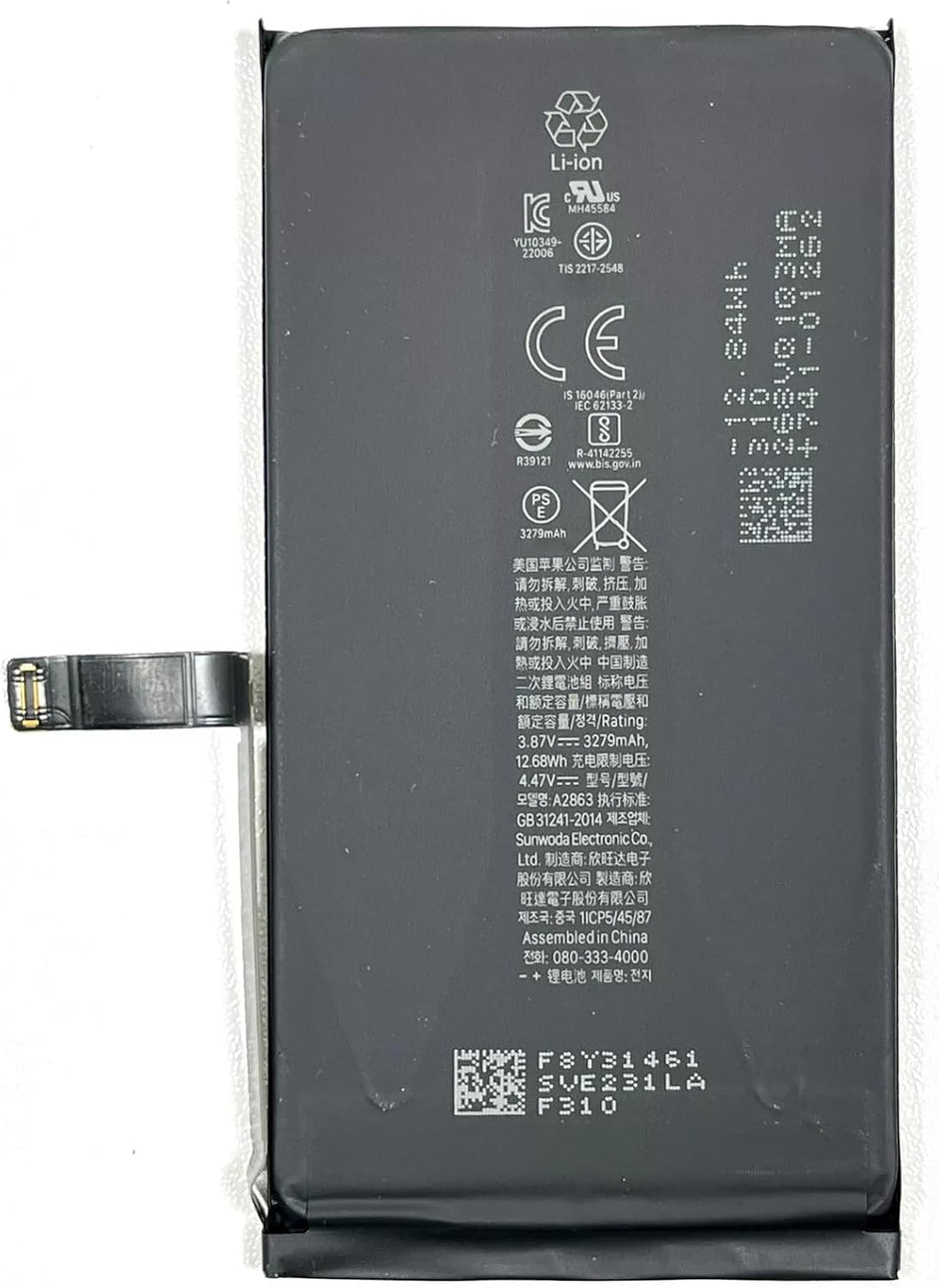 Batteria per Apple iPhone 14 da 3279mAh con KIT CACCIAVITI