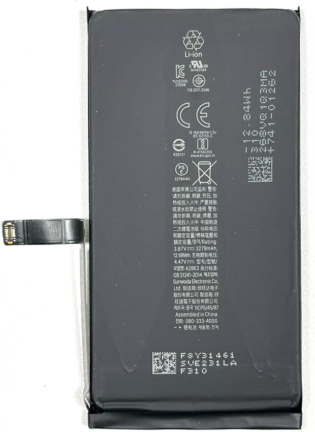 Batteria per Apple iPhone 14 da 3279mAh con KIT CACCIAVITI