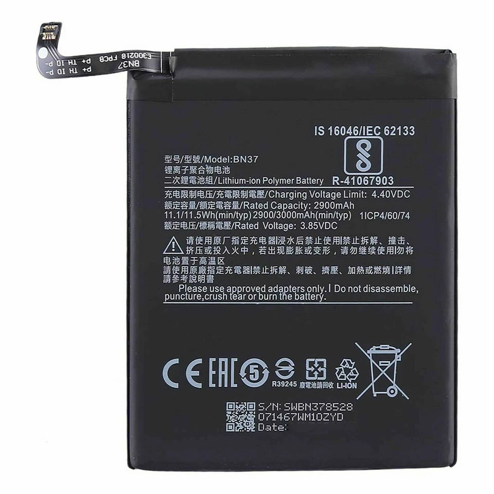Batteria per XIAOMI MI REDMI 6 | 6A BN37 da 3000MAH con KIT CACCIAVITI