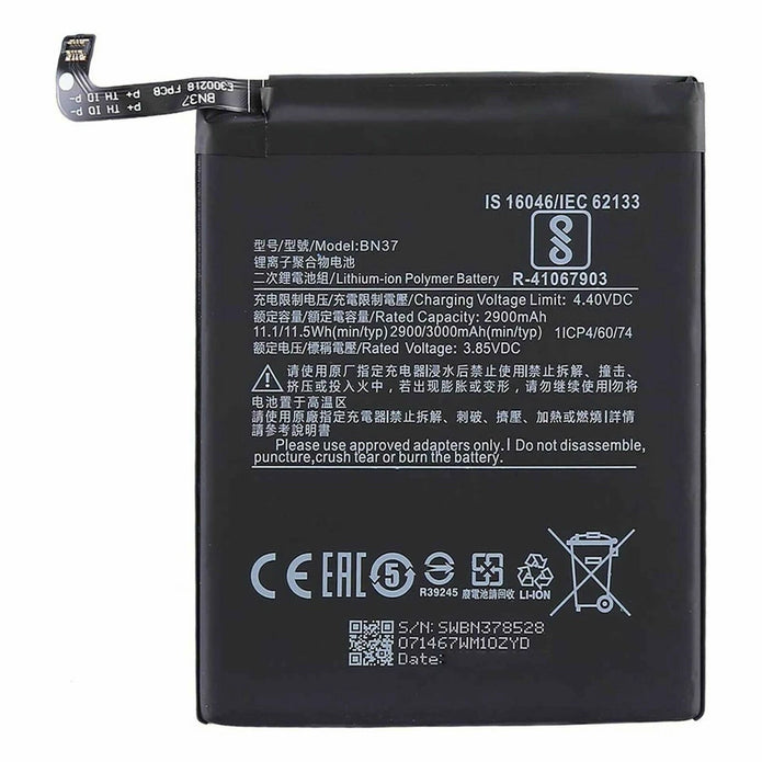 Batteria per XIAOMI MI REDMI 6 | 6A BN37 da 3000MAH con KIT CACCIAVITI
