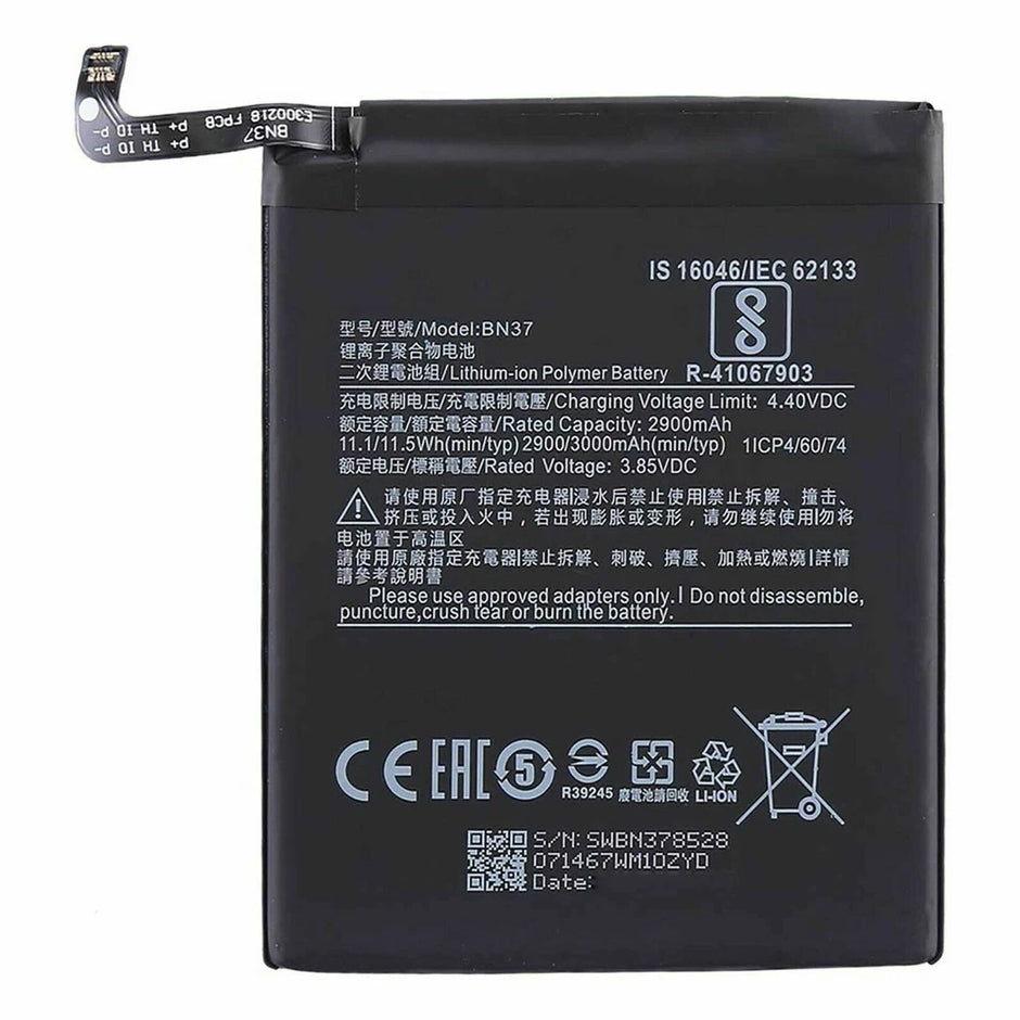 Batteria per XIAOMI MI REDMI 6 | 6A BN37 da 3000MAH con KIT CACCIAVITI