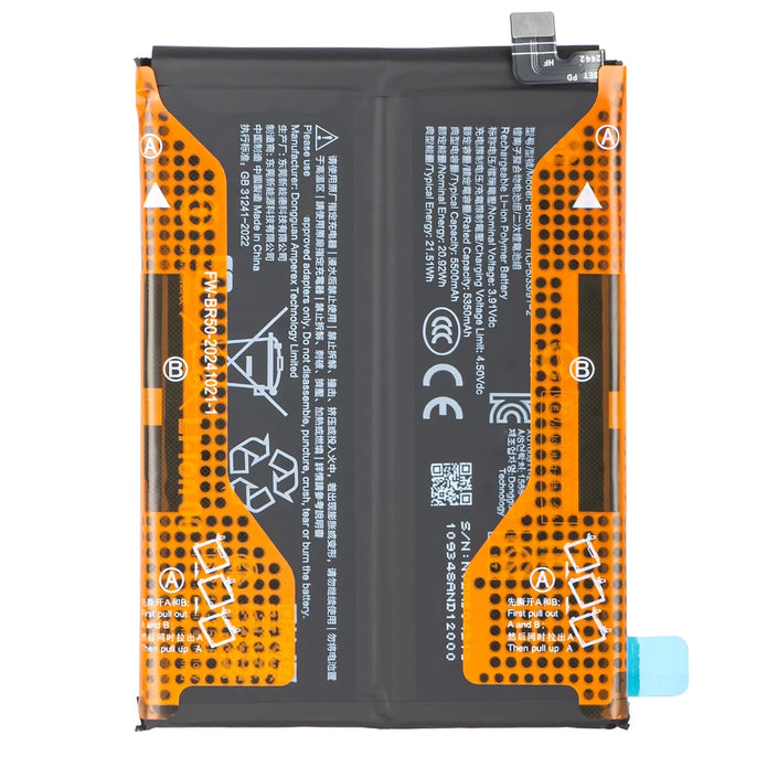 Batteria per XIAOMI Redmi Note 14 4G BR50 da 5500mAh con KIT CACCIAVITI