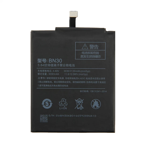 Batteria per XIAOMI REDMI 4A MI BN30 da 3120MAH con KIT CACCIAVITI