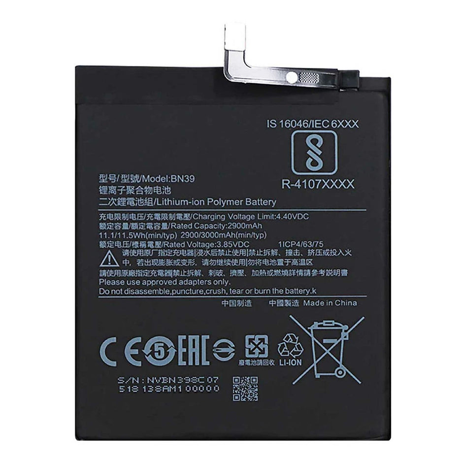 Batteria per XIAOMI REDMI MI PLAY BN39 da 3000MAH con KIT CACCIAVITI