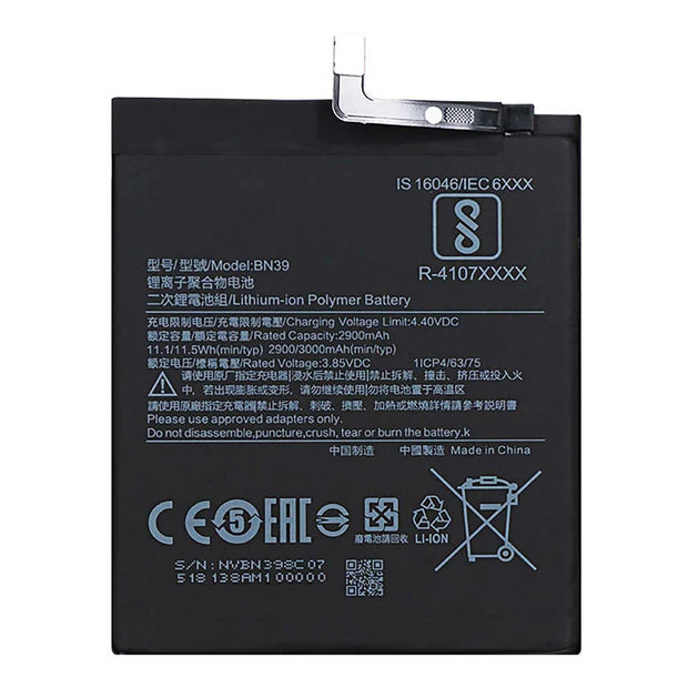 Batteria per XIAOMI REDMI MI PLAY BN39 da 3000MAH con KIT CACCIAVITI