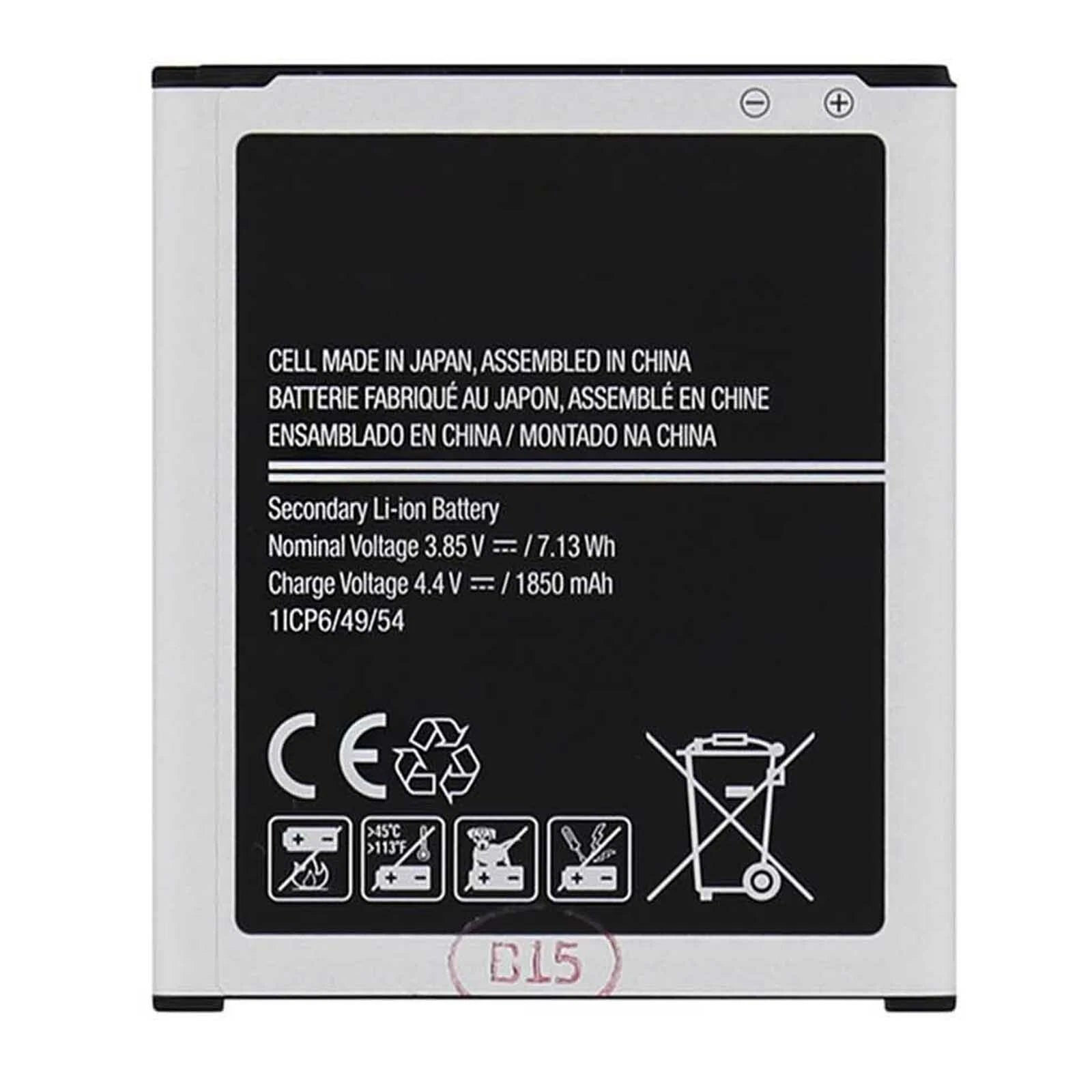 Batteria per Samsung Galaxy J1 J100 SM-J100H EB-BJ100CBE 1850mAh