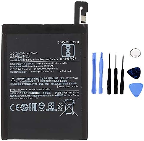 Batteria per XIAOMI REDMI NOTE 5 | NOTE 5 PRO BN45 da 4000mAh con KIT CACCIAVITI