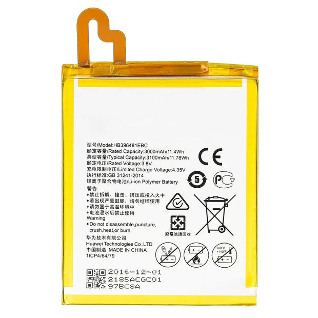 Batteria per Huawei ASCEND G8 | G8 | G7 PLUS HB396481EBC 3000MAH con KIT CACCIAVITI