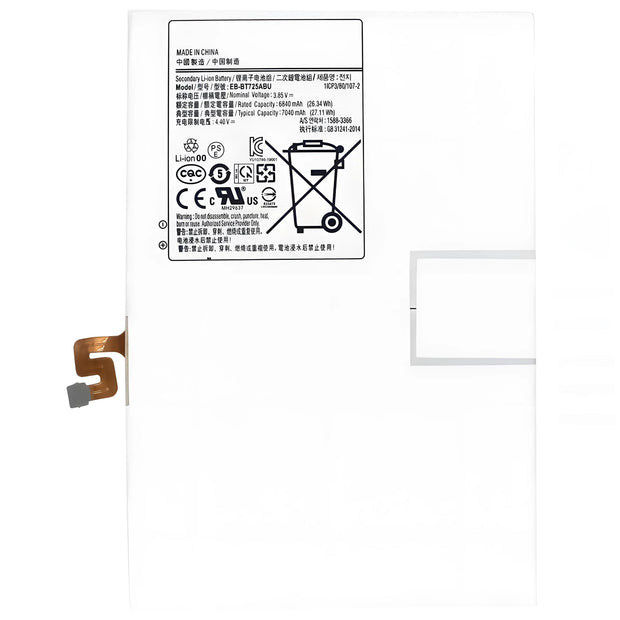 Batteria per Samsung Galaxy TAB S6 10.5 EB-BT725ABU con KIT CACCIAVITI