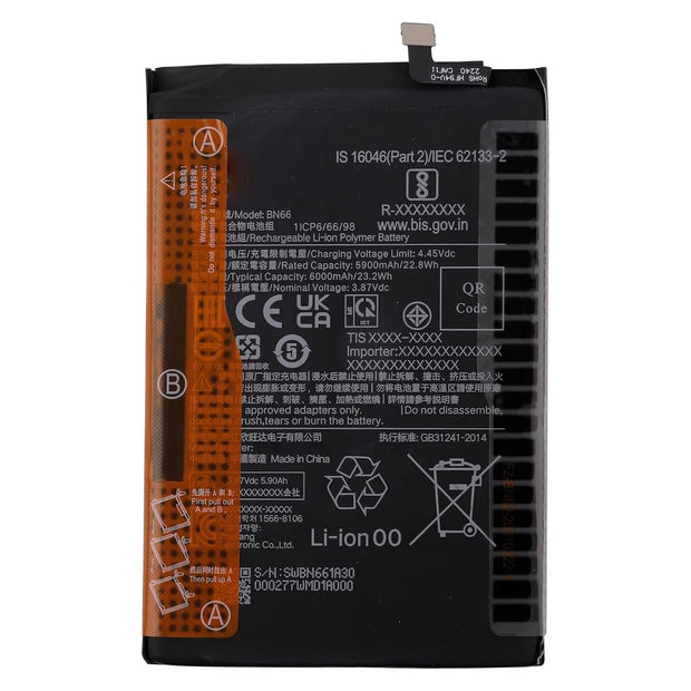Batteria per XIAOMI BN66 POCO C40 da 6000MAH con KIT CACCIAVITI