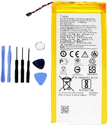 Batteria per MOTOROLA MOTO G5 PLUS HG40 XT1685 XT1687 da 3000mAh con KIT CACCIAVITI