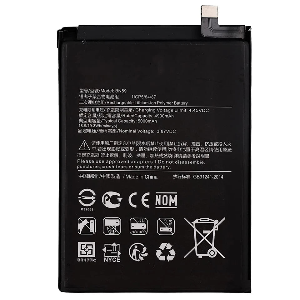 Batteria per XIAOMI BN59 REDMI NOTE 10 | NOTE 10S da 5000MAH con KIT CACCIAVITI