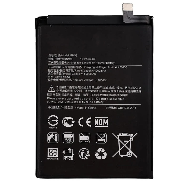 Batteria per XIAOMI BN59 REDMI NOTE 10 | NOTE 10S da 5000MAH con KIT CACCIAVITI