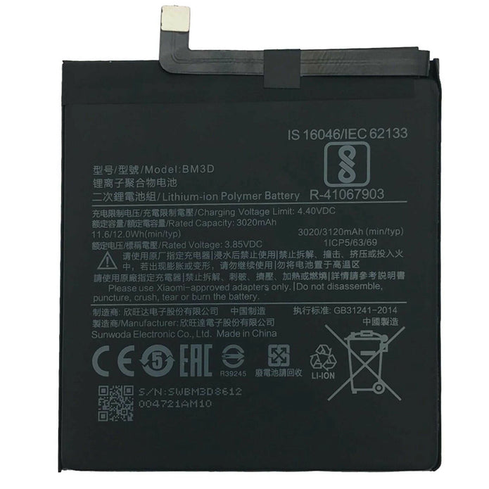 Batteria per XIAOMI MI8 MI 8 SE BM3D da 3120MAH con KIT CACCIAVITI