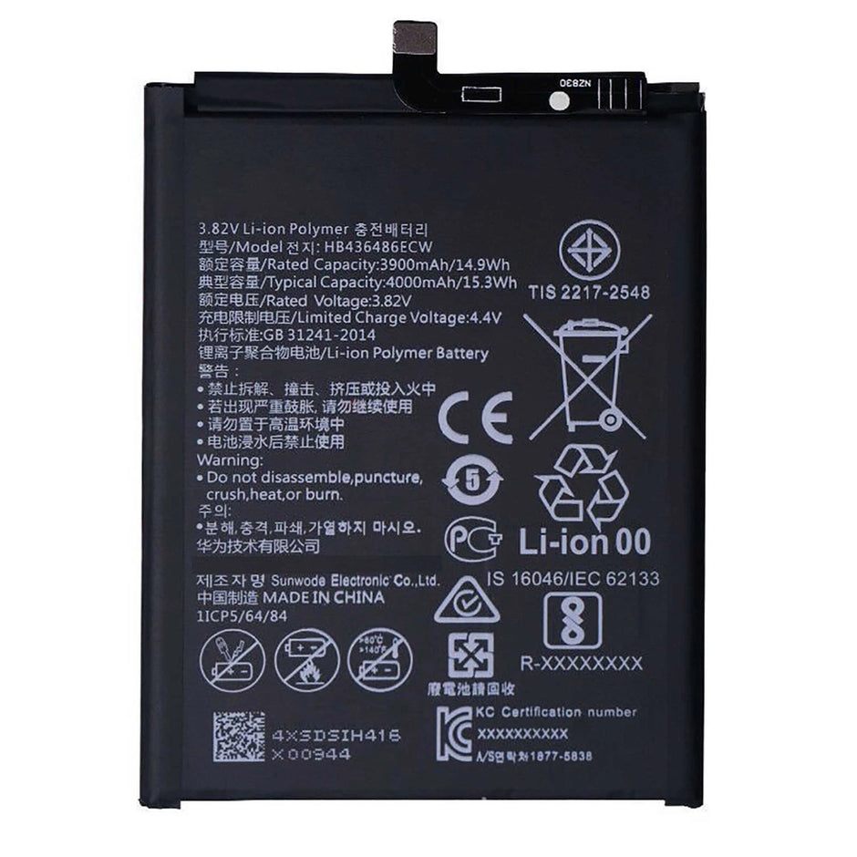 Batteria per Huawei P20 PRO | MATE 10 | MATE 10 PRO | MATE 20 HB436486ECW con KIT CACCIAVITI