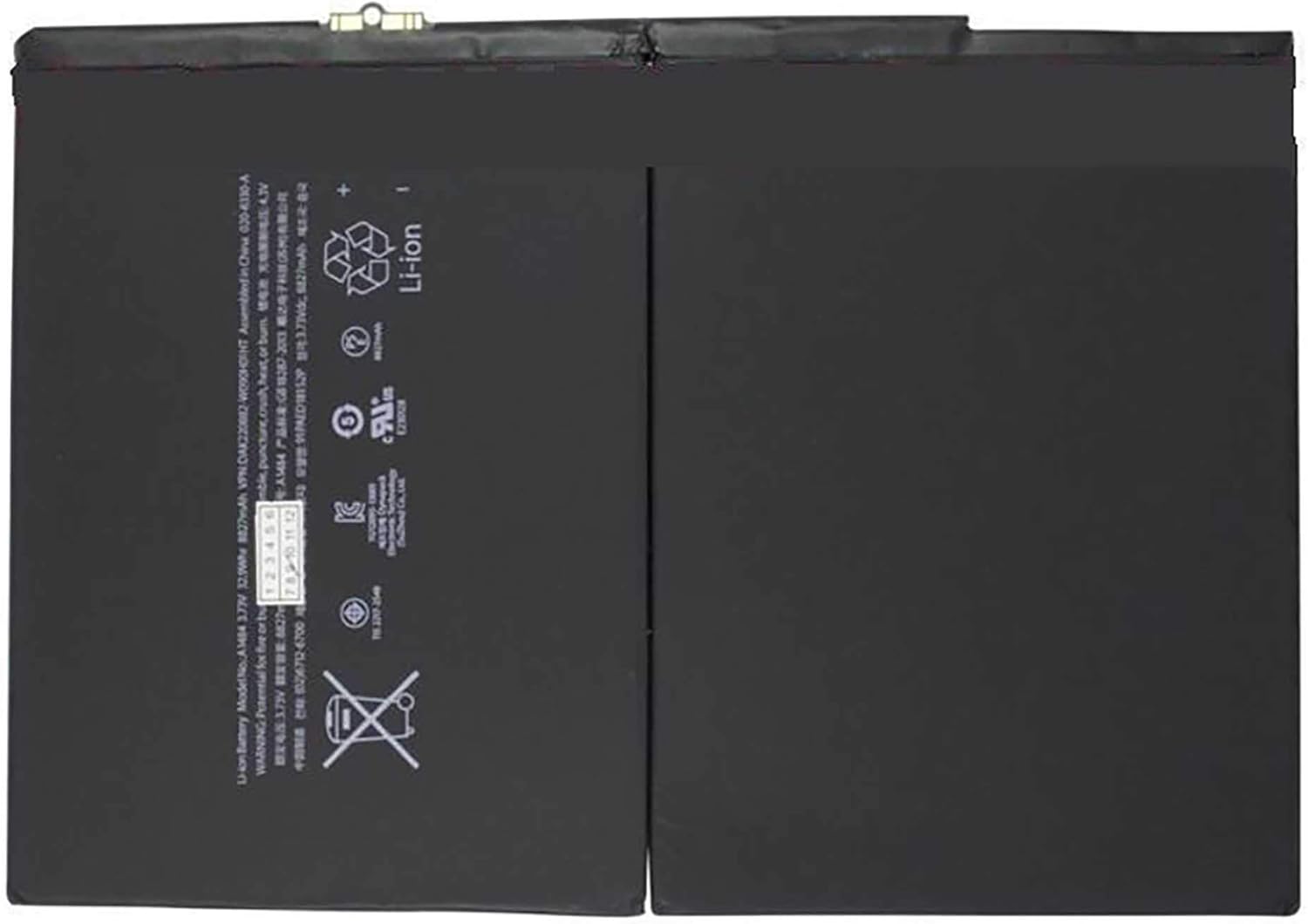 Batteria per Apple iPad AIR 1 (A1474 - A1475 - A1476) da 8820mAh con KIT CACCIAVITI