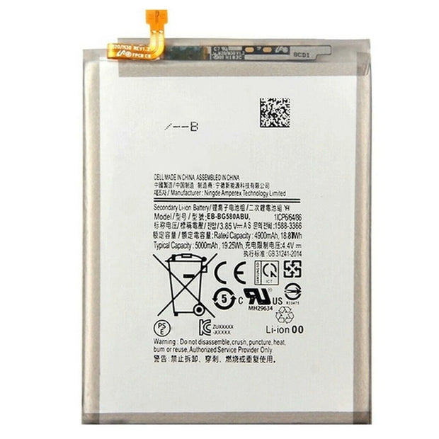 Batteria per Samsung Galaxy M20 - M30  5000MAH EB-BG580ABU con KIT CACCIAVITI