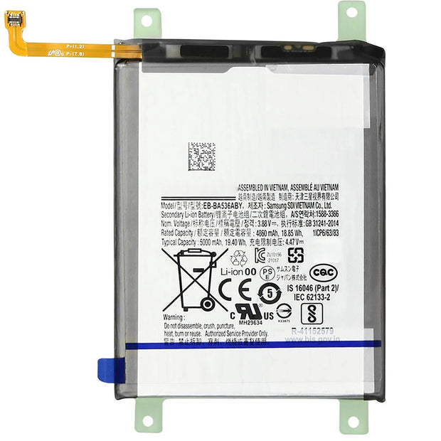 Batteria per Samsung Galaxy A33 / A53 5G / EB-BA536ABY 5000MAH con KIT CACCIAVITI