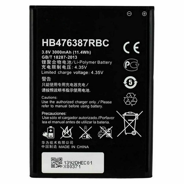 Batteria per Huawei HUAWEI ASCEND G750 | HONOR 3X HB476387RBC 3000mAh con KIT CACCIAVITI